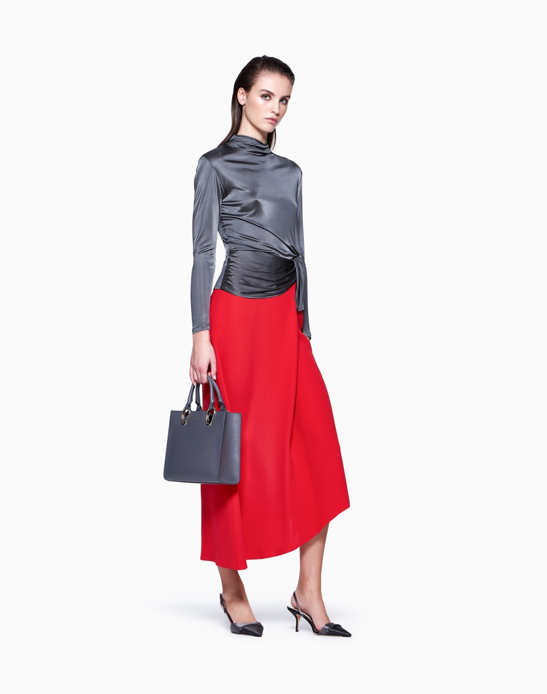 gonna-longuette-asimmetrica-in-crepe-di-seta-rosso--giorgio-armani