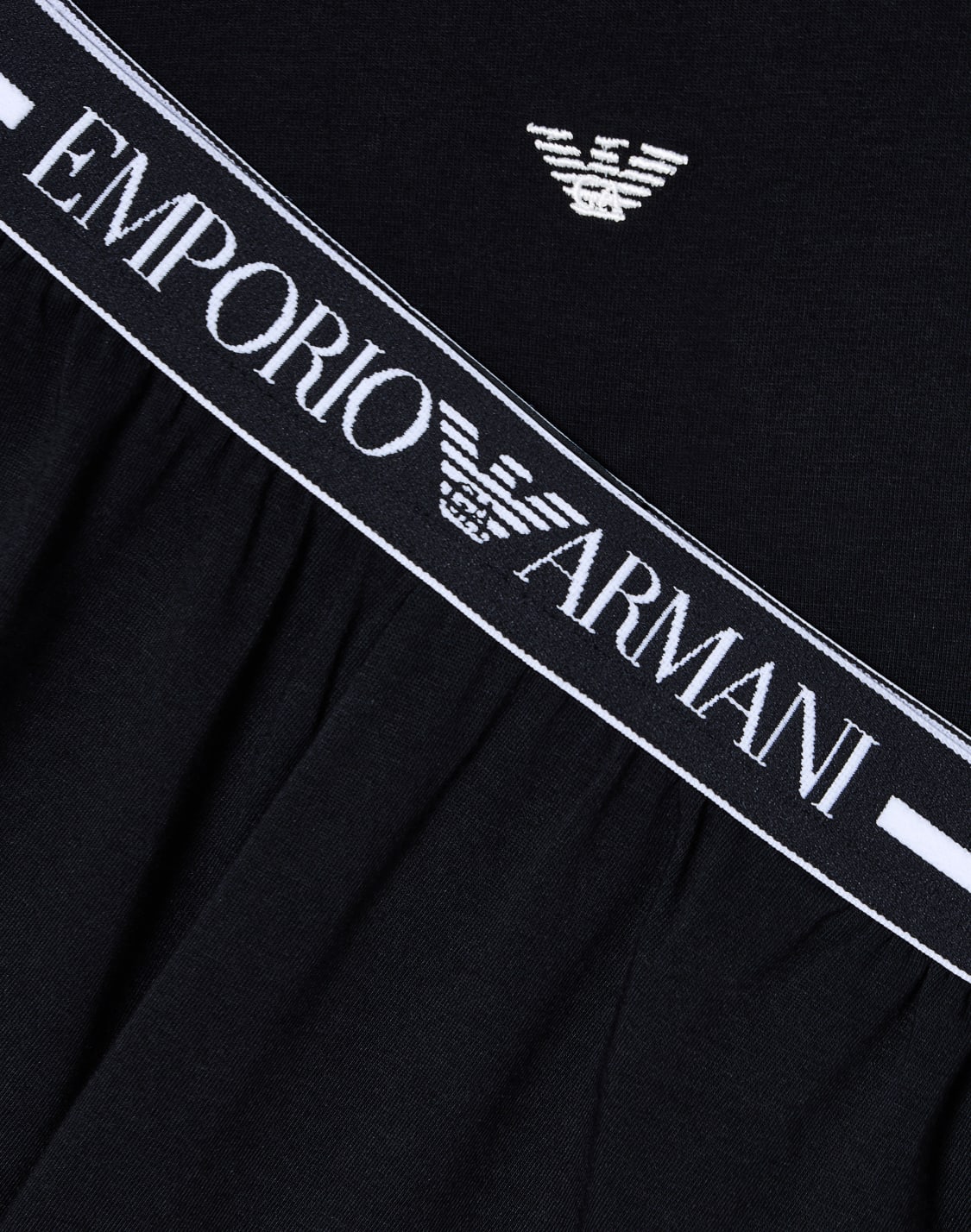 パジャマ-ブラック--emporio-armani