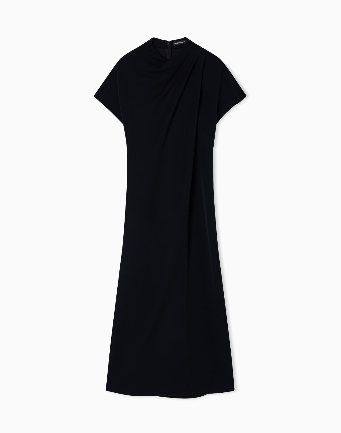 technical-cady-dress-with-front-panel-black--emporio-armani