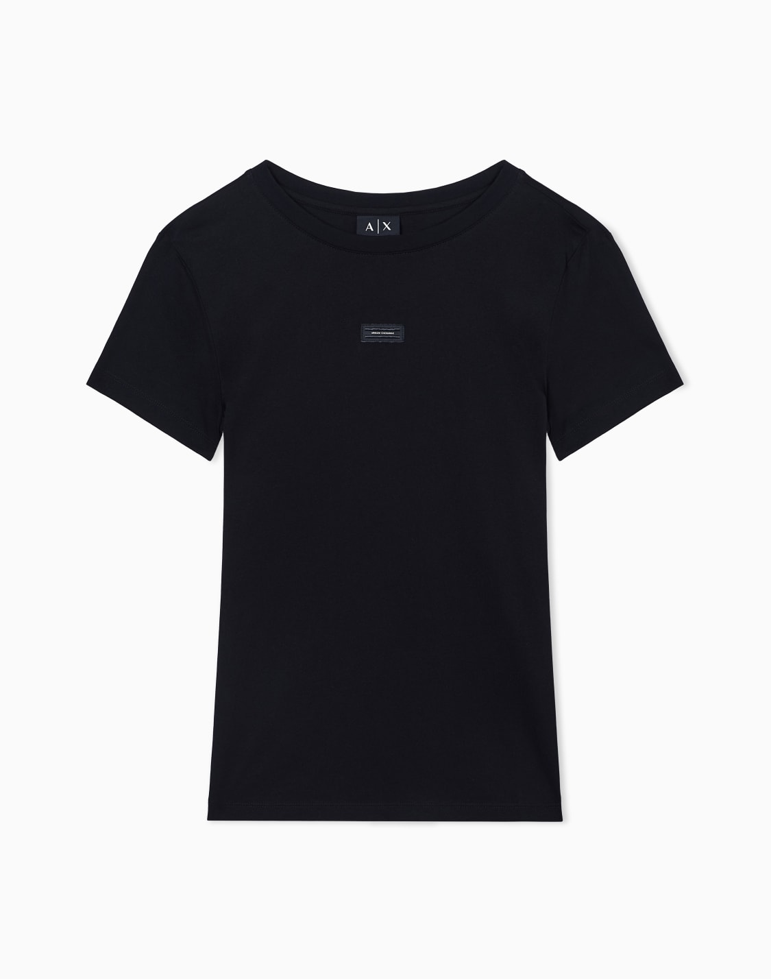 regular-fit-cotton-t-shirt-negro--armani-exchange