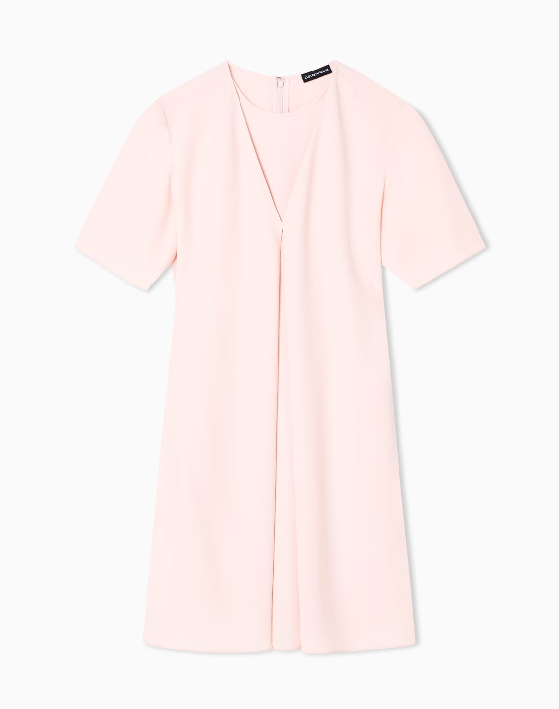 technical-cady-dress-with-front-box-pleat-pink--emporio-armani