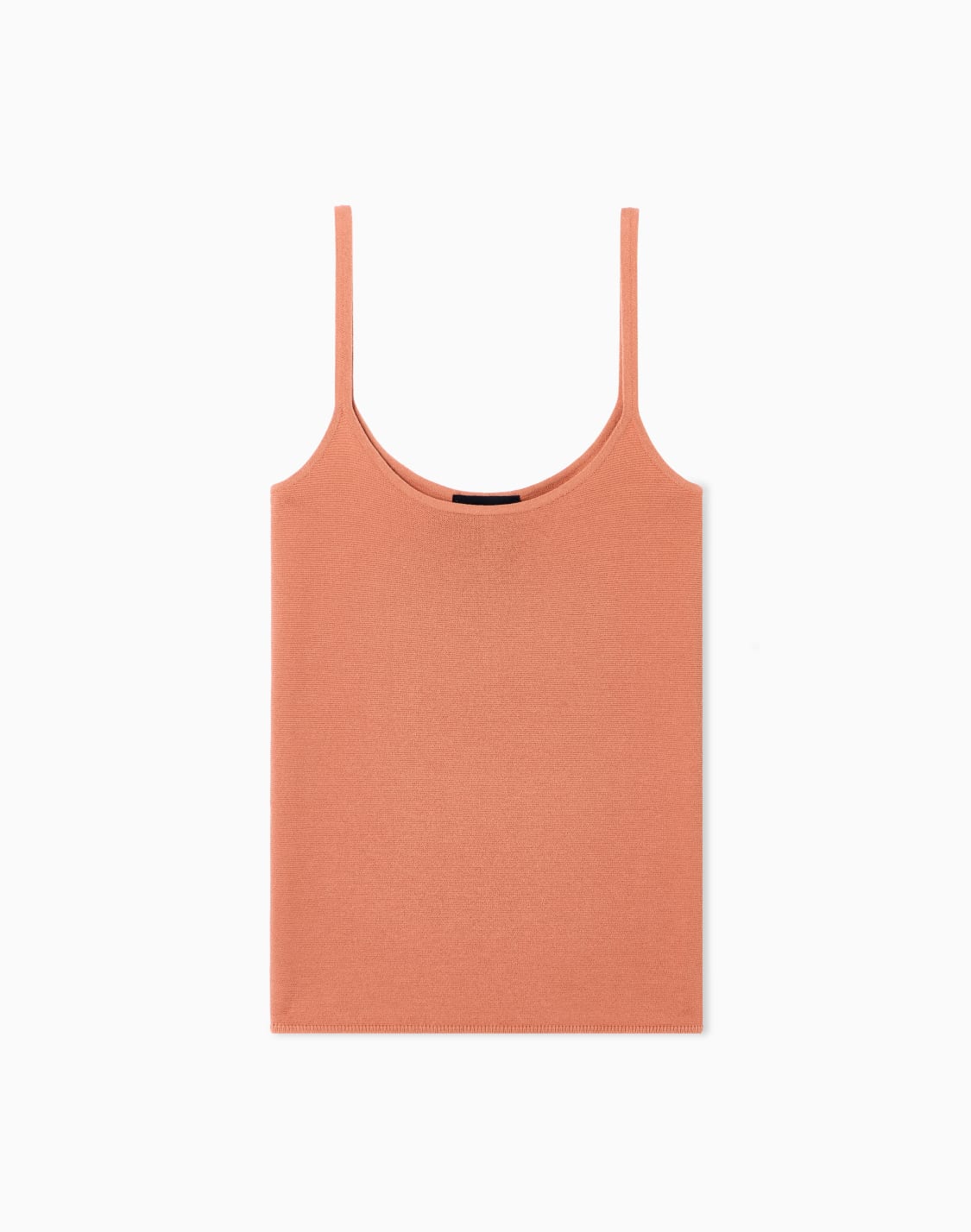 top-de-ottoman-de-viscosa-naranja--giorgio-armani