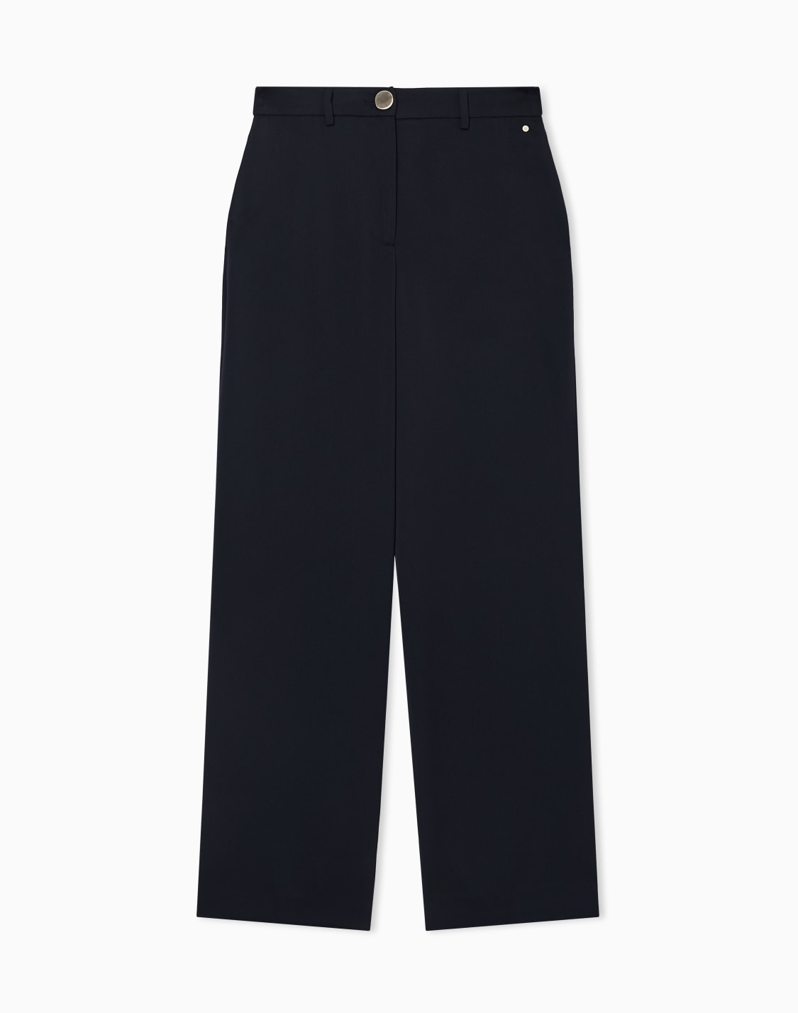 ポリクレプサテン-ストレトパンツ-ブラック--armani-exchange