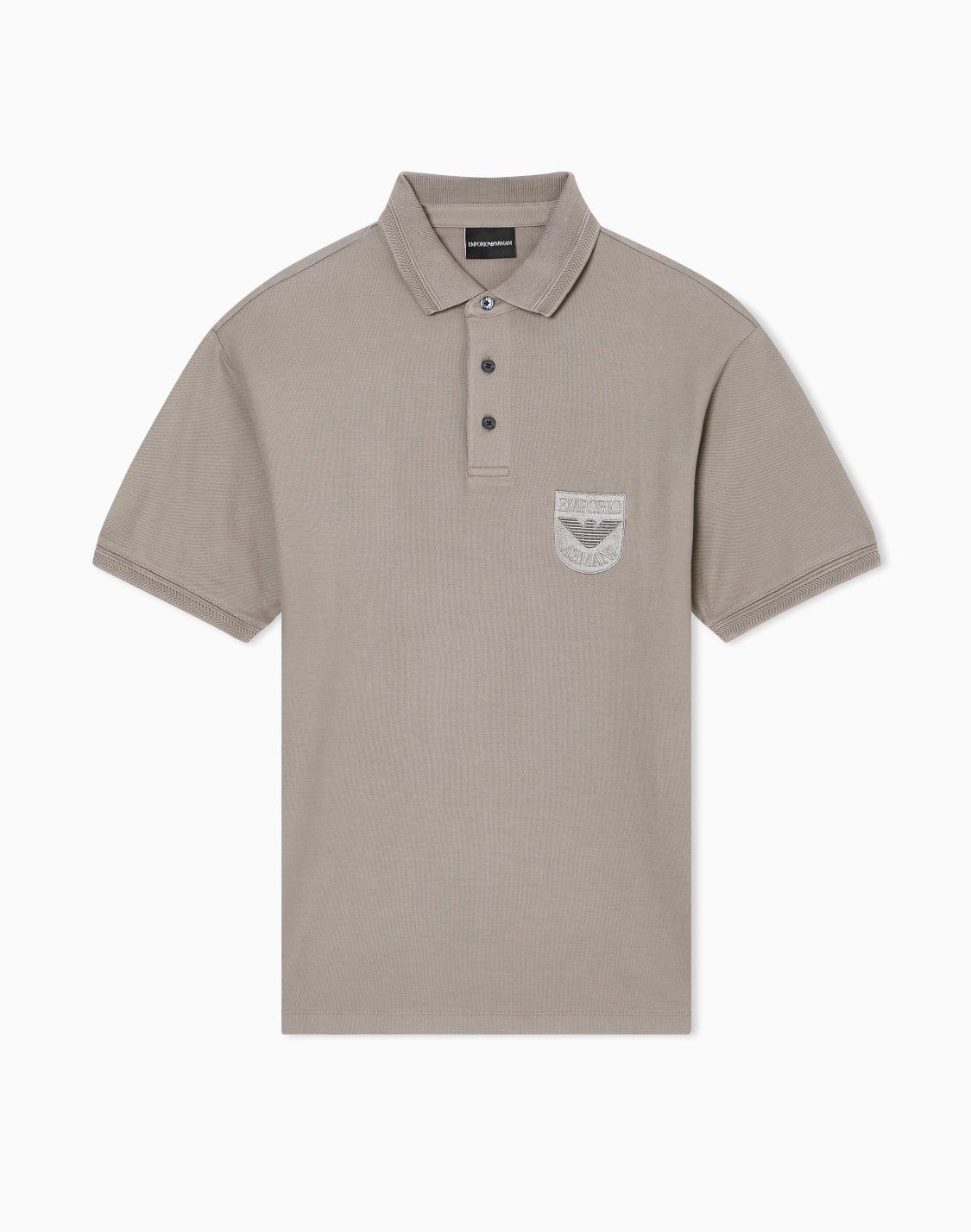 polo-de-piqu-con-bordado-de-escudo-gris--emporio-armani