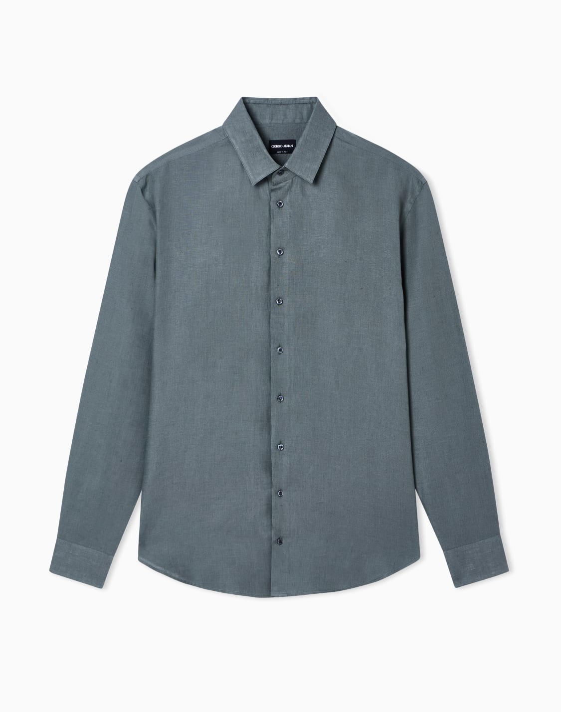 regular-fit-shirt-in-linen-green--giorgio-armani