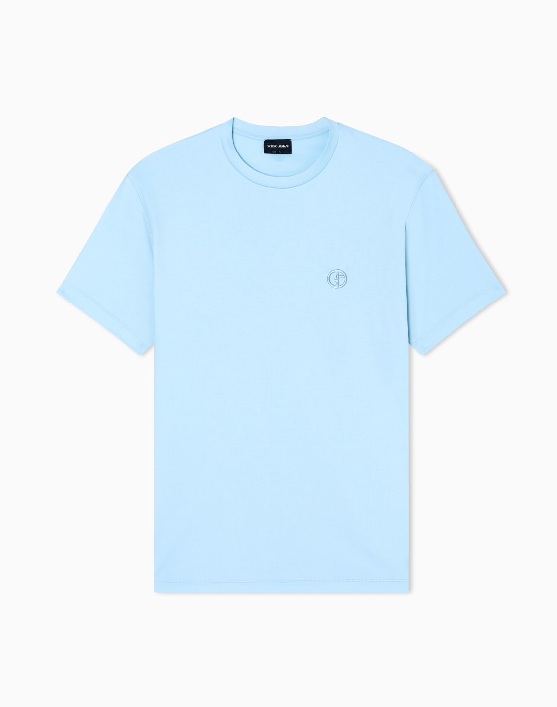 t-shirt-in-interlock-di-cotone-con-logo-ricamato-azzurro--giorgio-armani