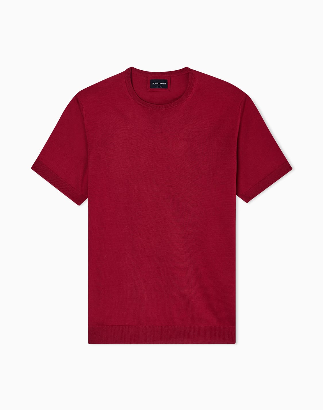 short-sleeved-crew-neck-jumper-in-silk-and-cotton-red--giorgio-armani