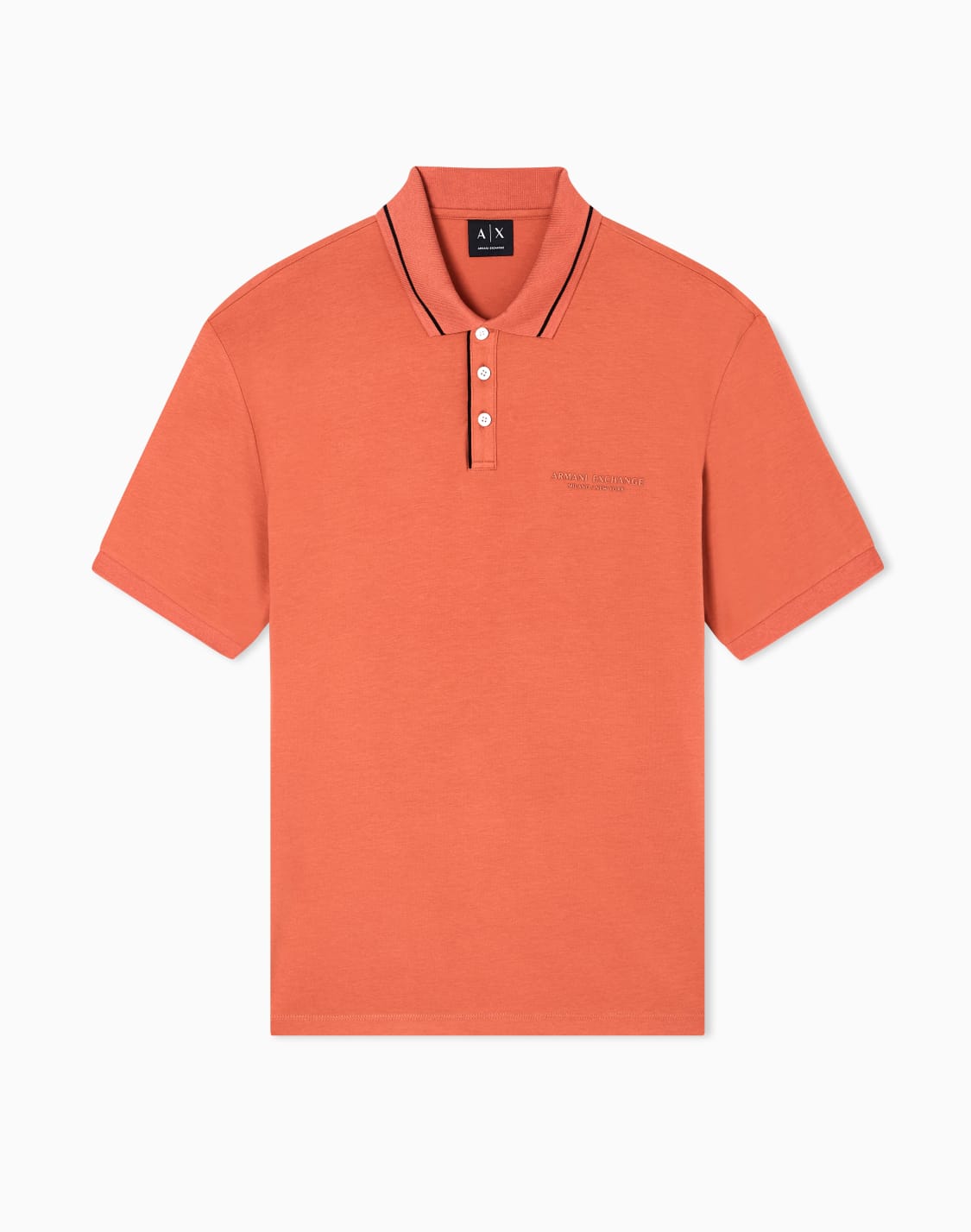 poloshirt-im-regular-fit-aus-stretch-jersey-orange--armani-exchange