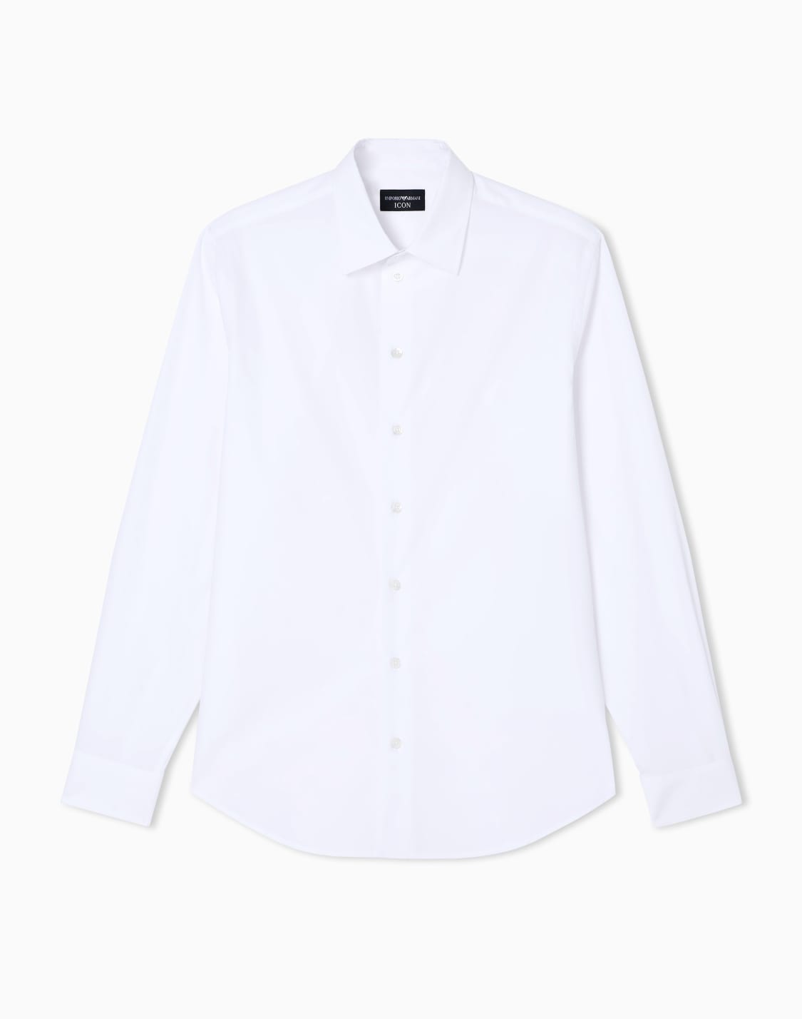 camisa-de-popelina-de-algodn-icon-blanco--emporio-armani