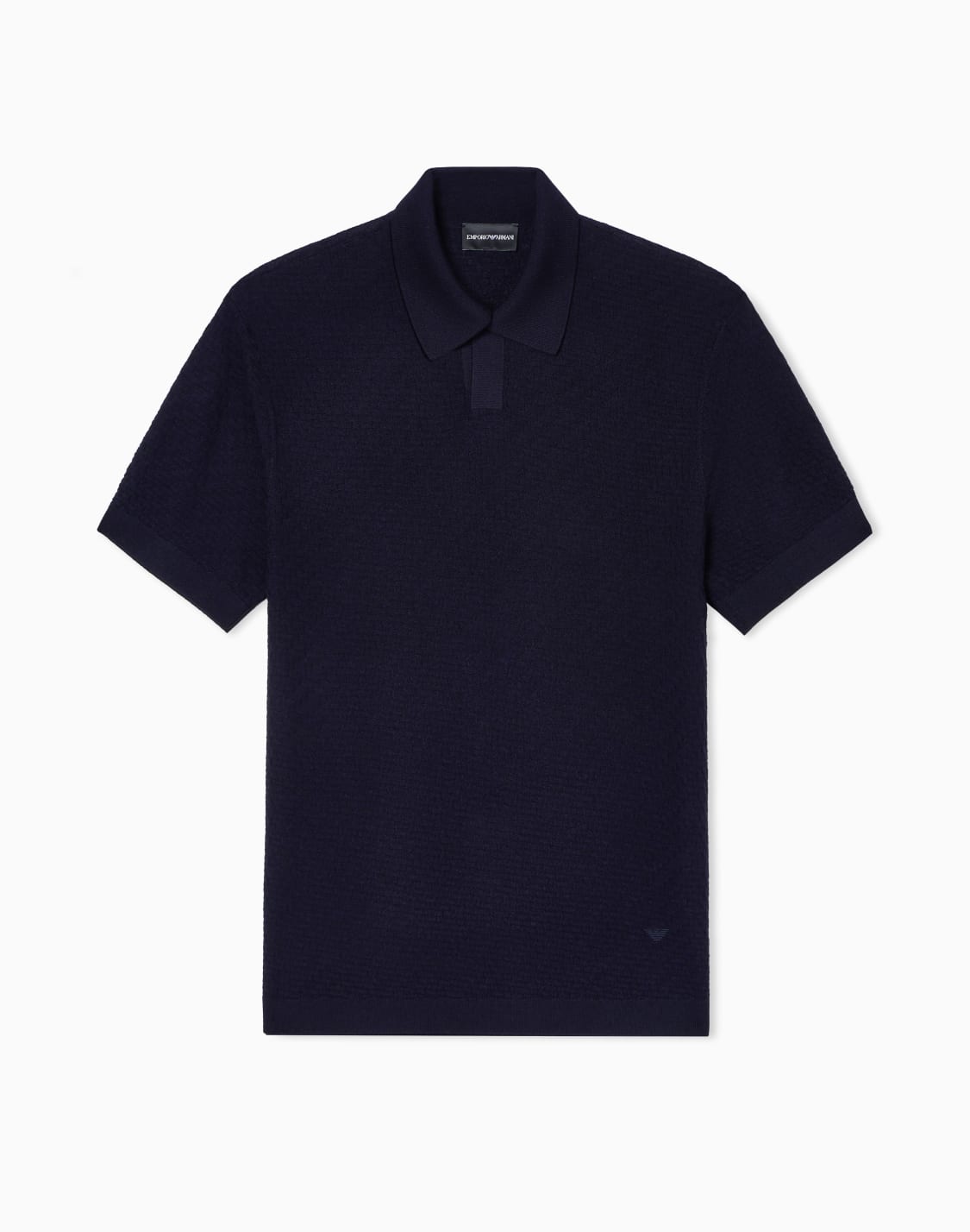 polo-shirt-collar-jumper-in-virgin-wool-with-check-motif-navy-blue--emporio-armani