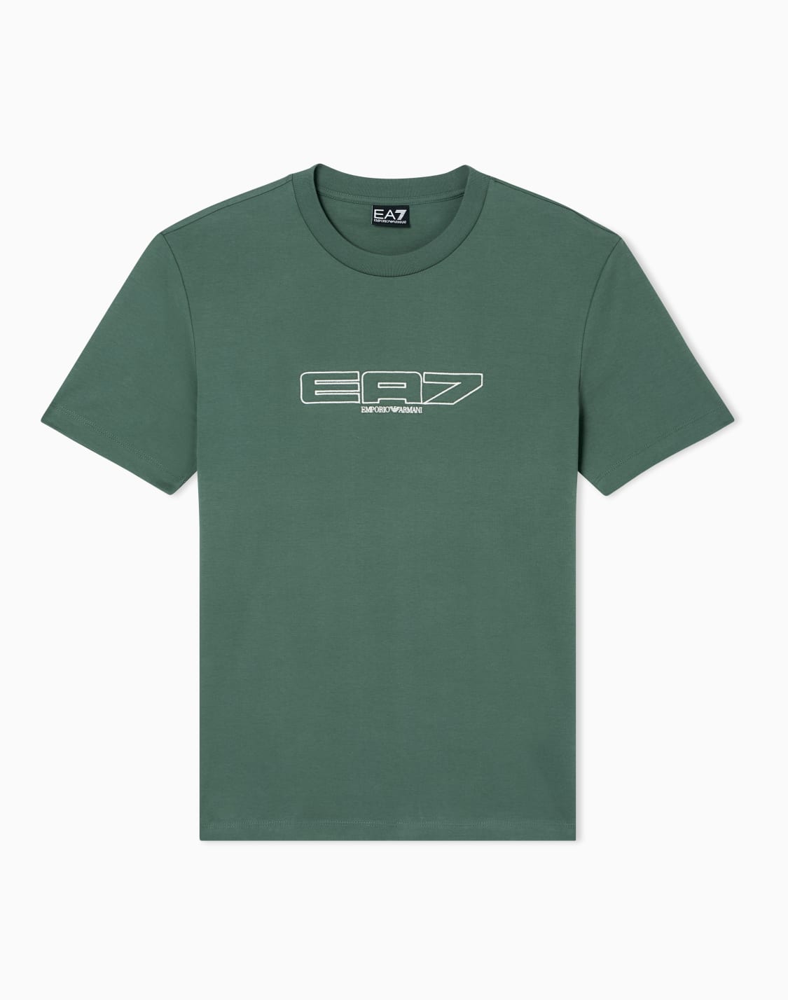 レギュラフィットtシャツ-グリン--ea7