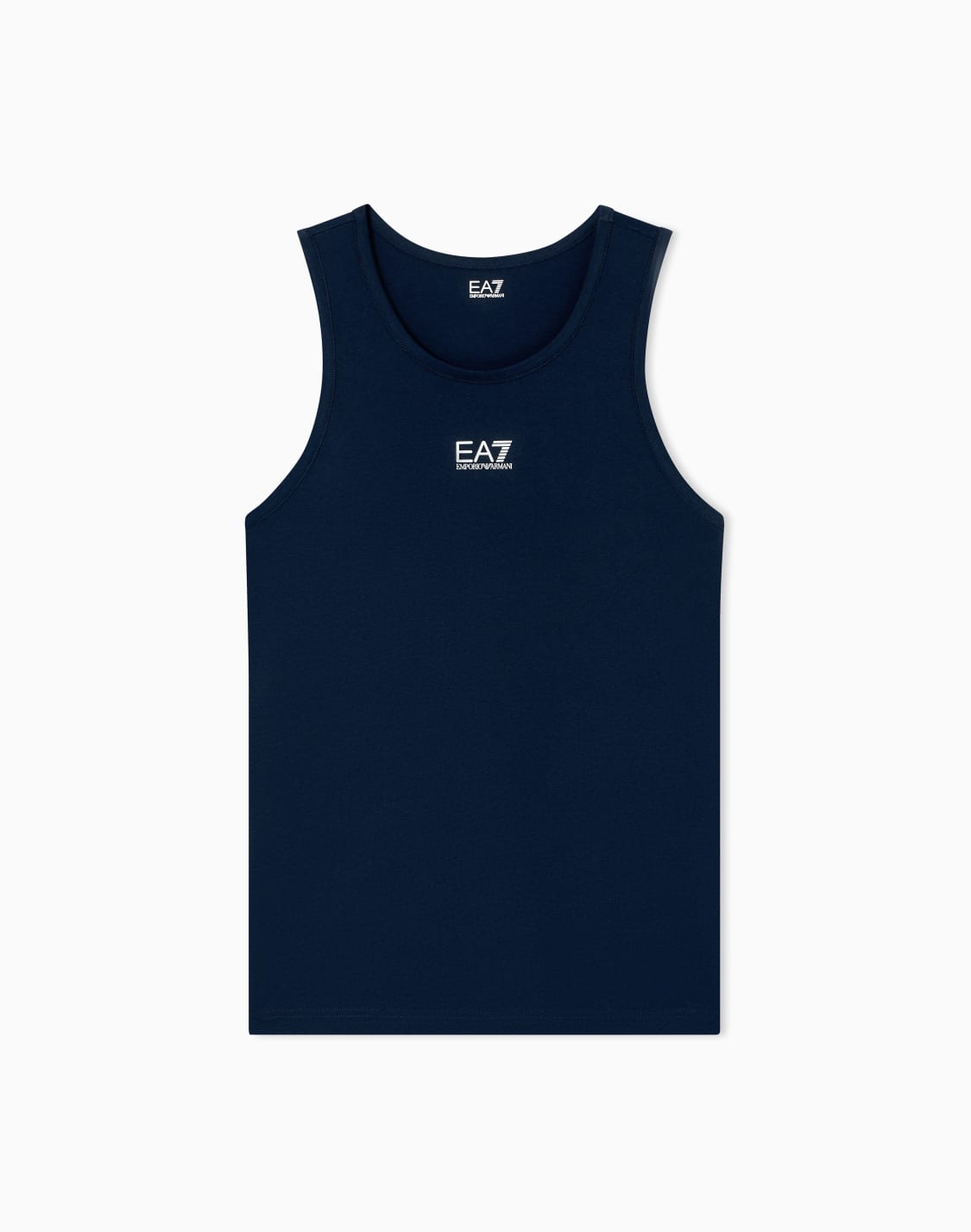 core-identity-cotton-jersey-tank-top-navy-blue--ea7