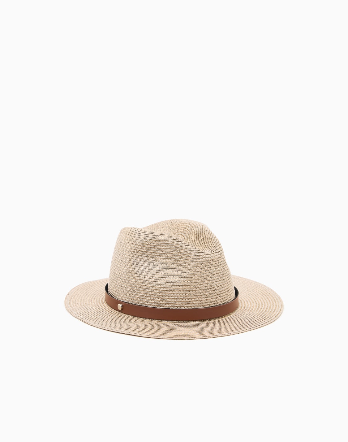 fedora-hat-in-woven-raffia-beige--emporio-armani