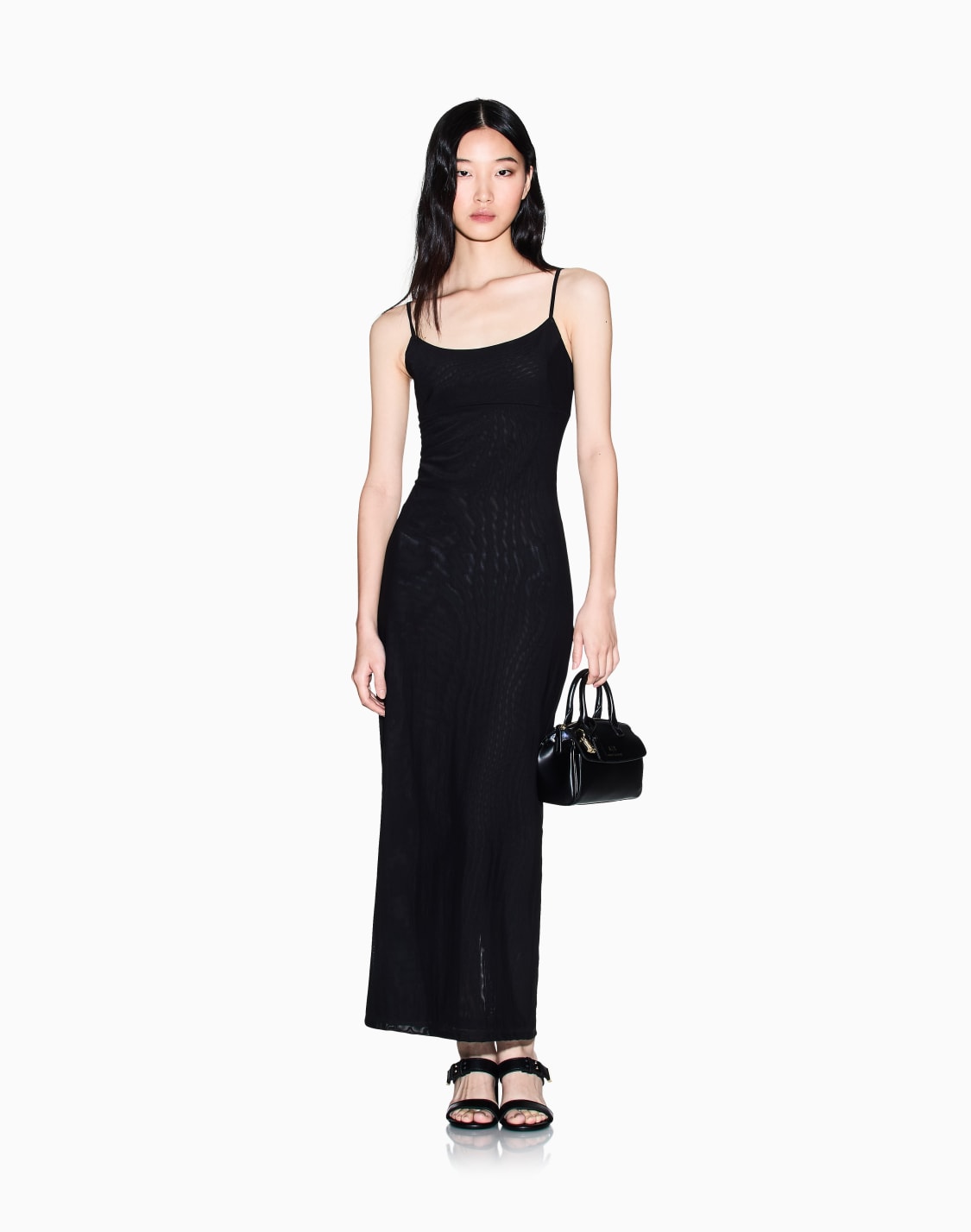 long-stretch-mesh-dress-black--armani-exchange