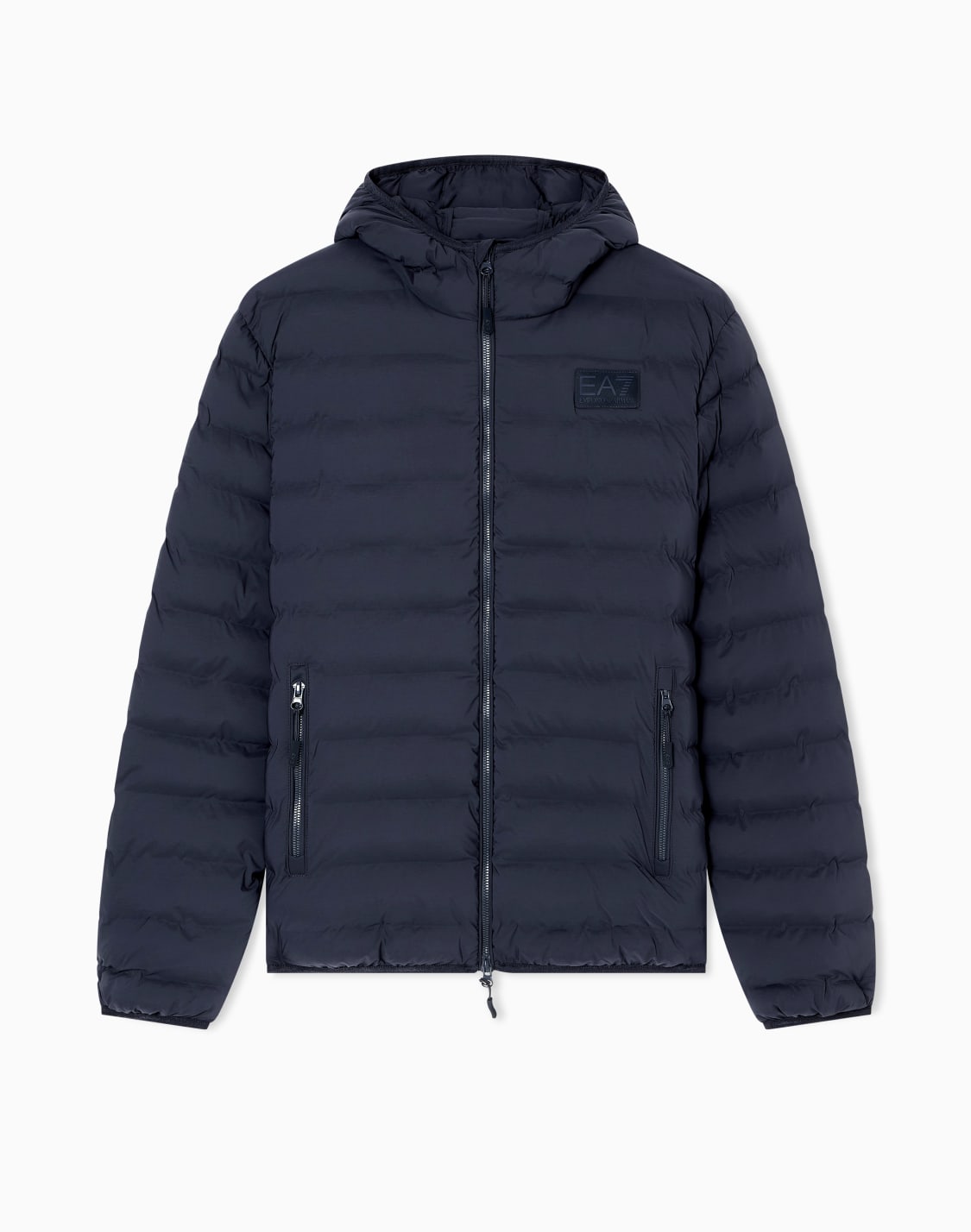 chaqueta-acolchada-en-tejido-tcnico-con-capucha-azul-marino--ea7