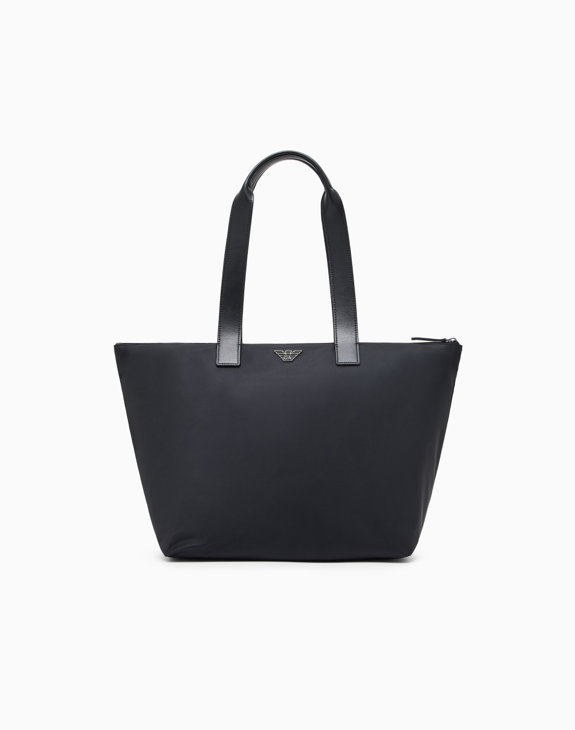 bolso-shopper-mediano-de-nailon-reciclado-asv-negro--emporio-armani