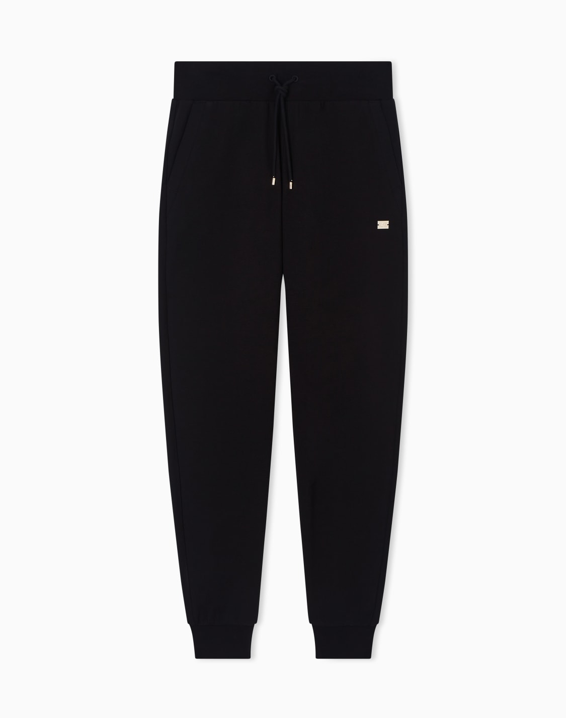 pantalones-de-chndal-de-algodn-elstico-core-lady-negro--ea7