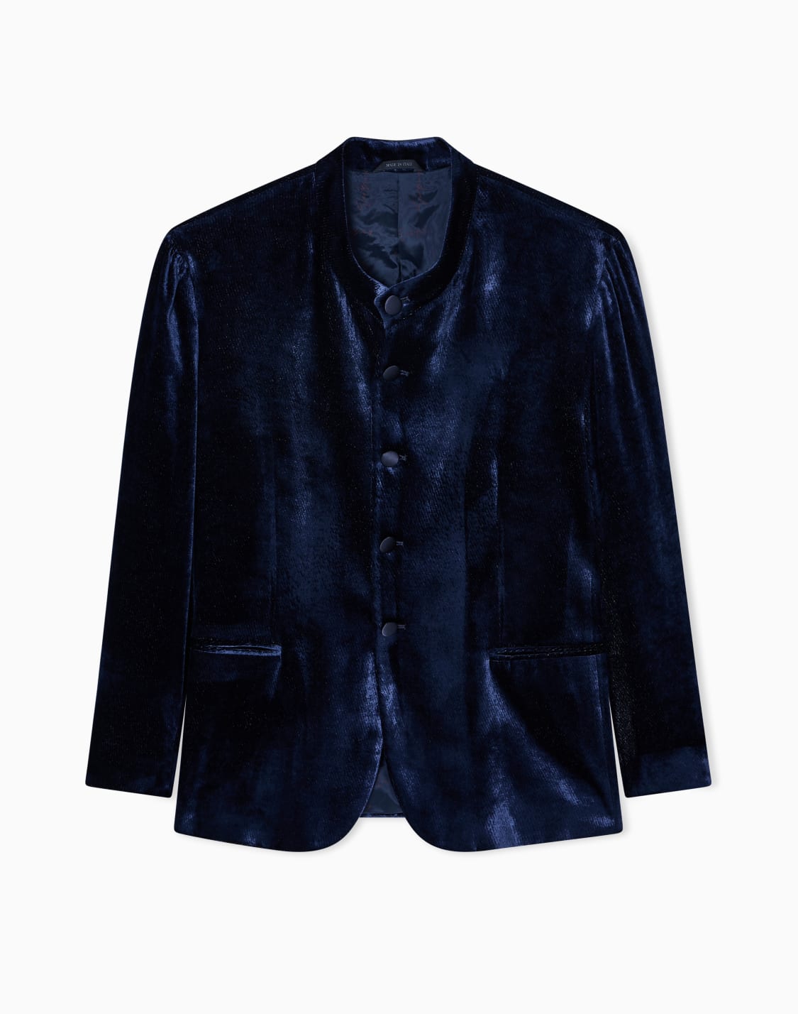 giorgios-giacca-monopetto-in-velluto-stampa-diagonale-blu--giorgio-armani