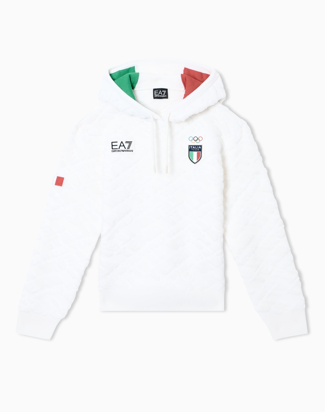 hooded-sweatshirt-with-all-over-embossed-italia-team-print-white--ea7