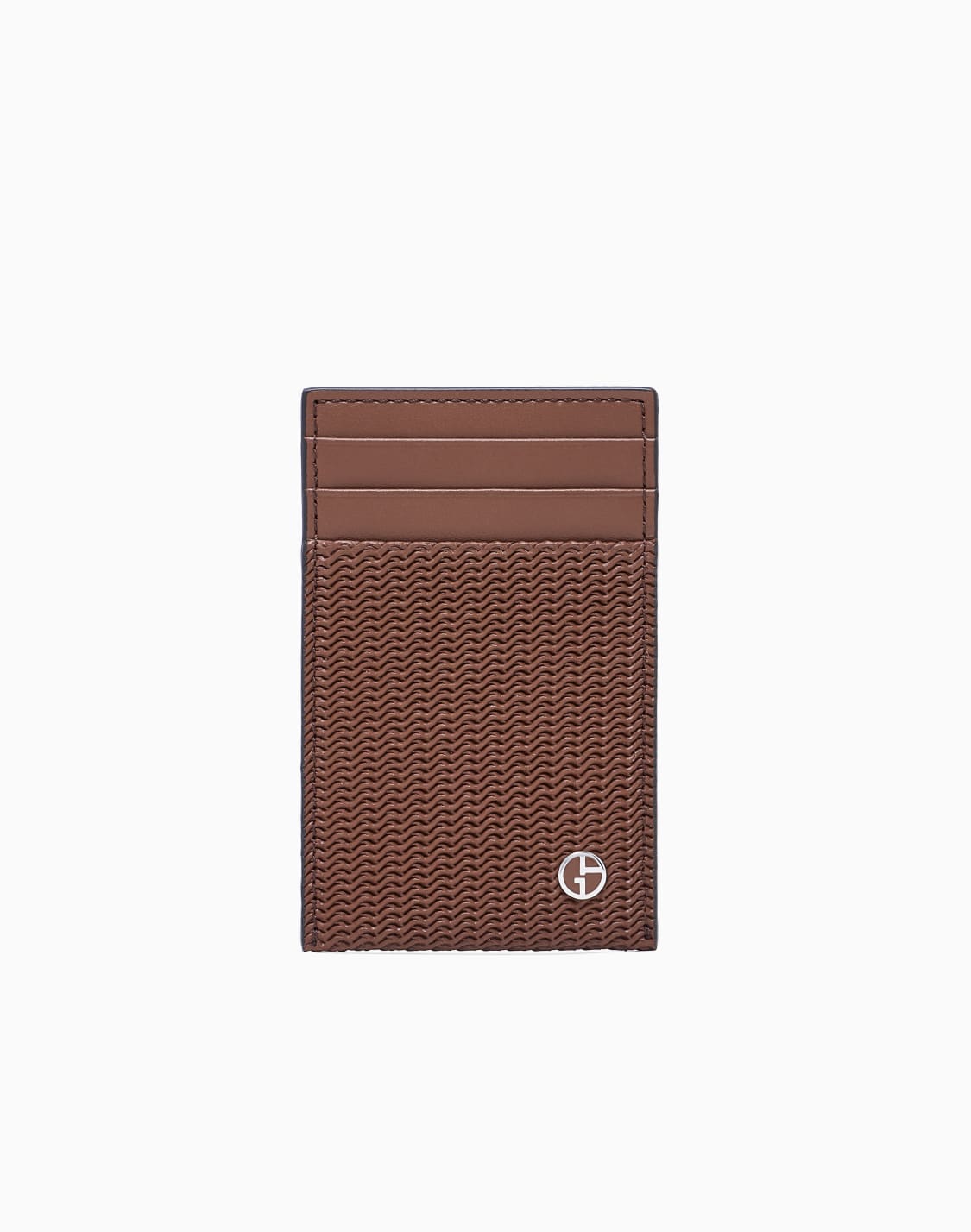 card-holder-in-embossed-leather-brown--giorgio-armani