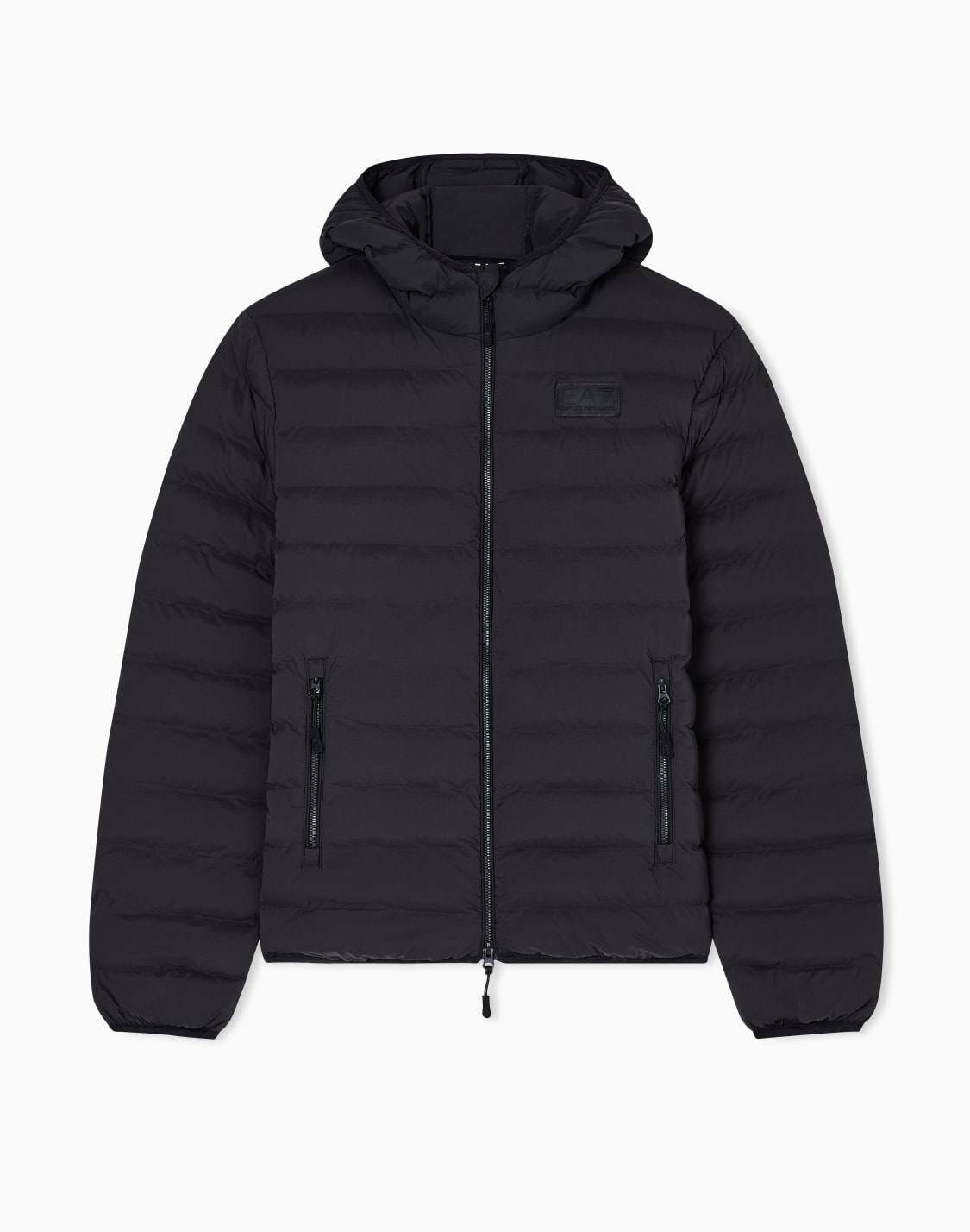 chaqueta-acolchada-en-tejido-tcnico-con-capucha-negro--ea7