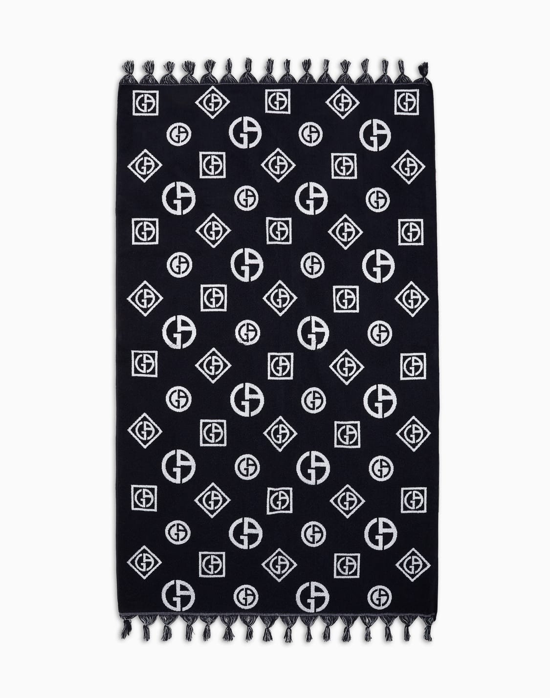 ビチタオル-コットン製-オルオバジャカドモチフ-ブル--giorgio-armani