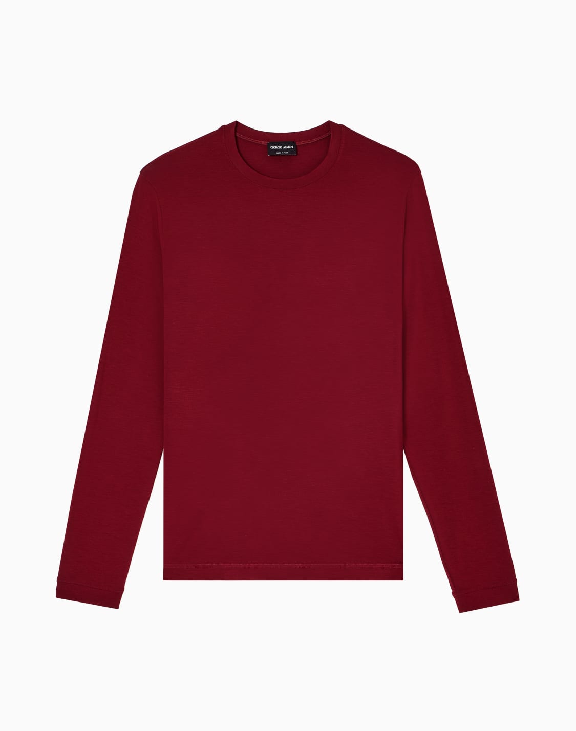 asv-pullover-mit-rundhalsausschnitt-und-langen-rmeln-aus-viskosejersey-mit-stretchanteil-rot--giorgio-armani