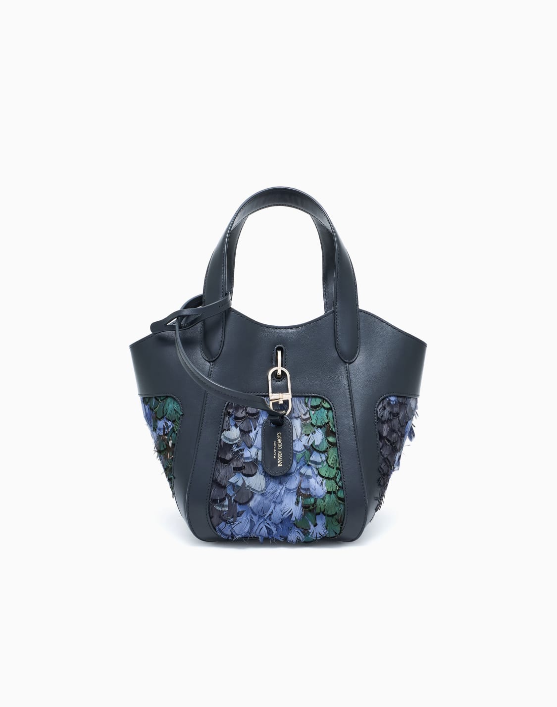 ハンドバッグ-スムスレザフェザ-スモル-パタン--giorgio-armani
