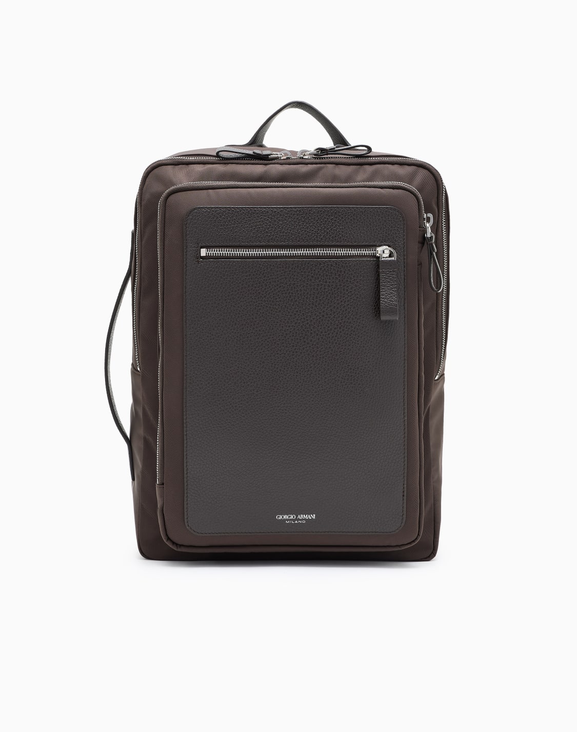 asv-nylon-and-pebbled-leather-backpack-brown--giorgio-armani