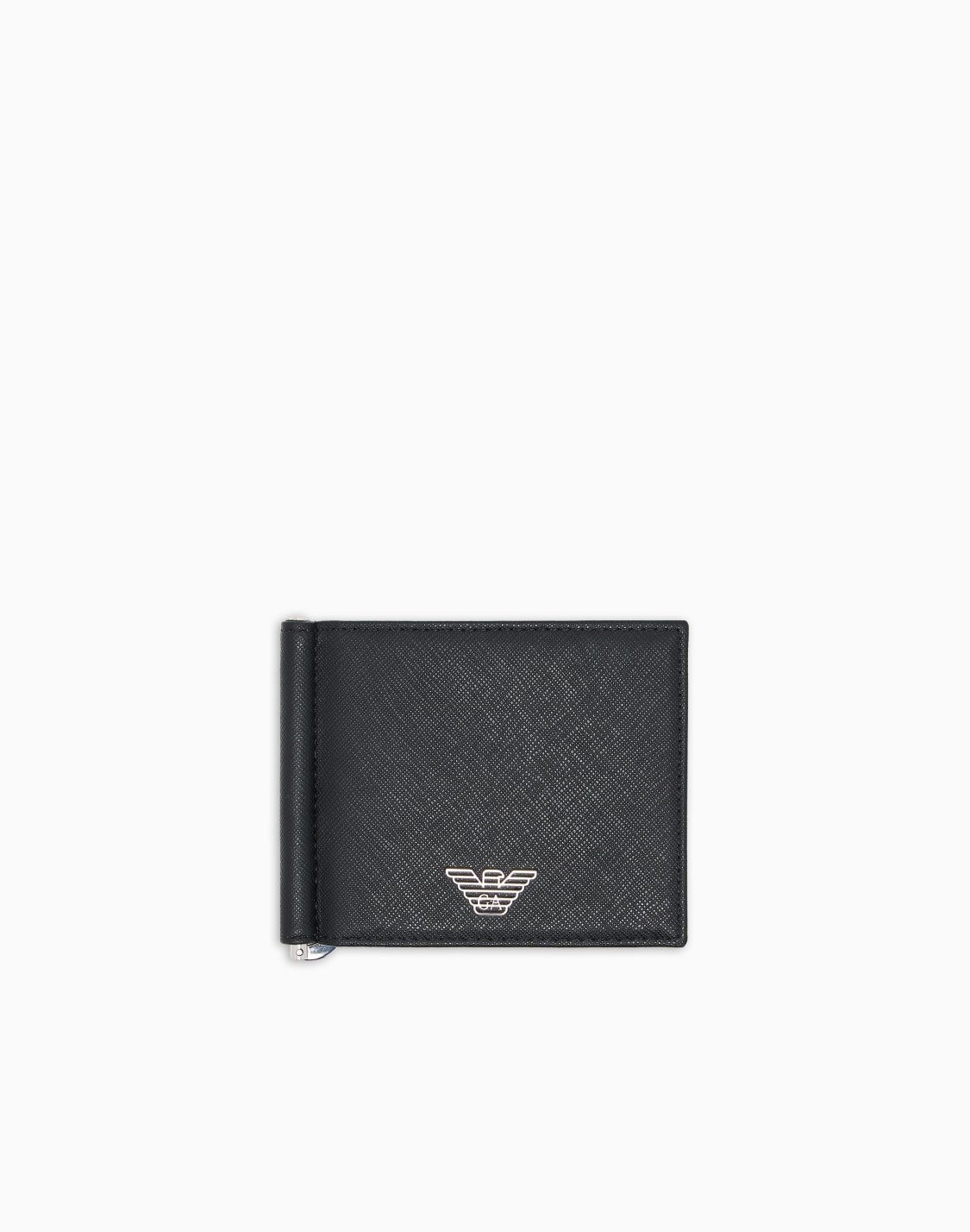 asv-regenerated-saffiano-leather-compact-wallet-with-eagle-plate-black--emporio-armani