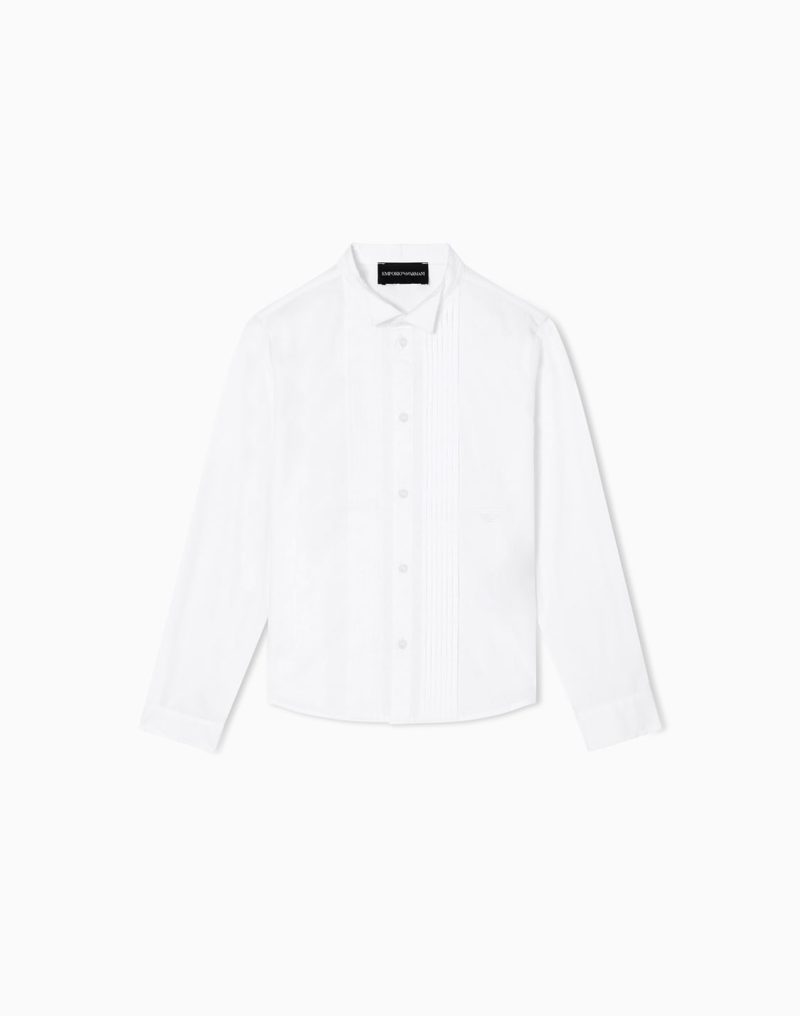 poplin-shirt-with-eagle-embroidery-white--emporio-armani