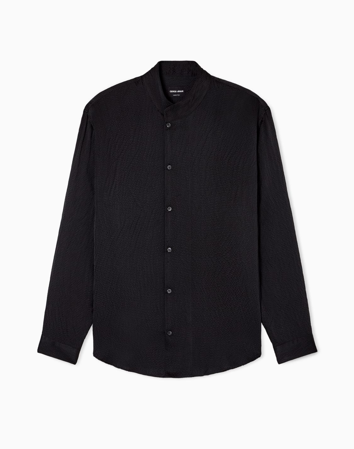 giorgios-satin-shirt-with-a-rhinestone-detail-brown--giorgio-armani