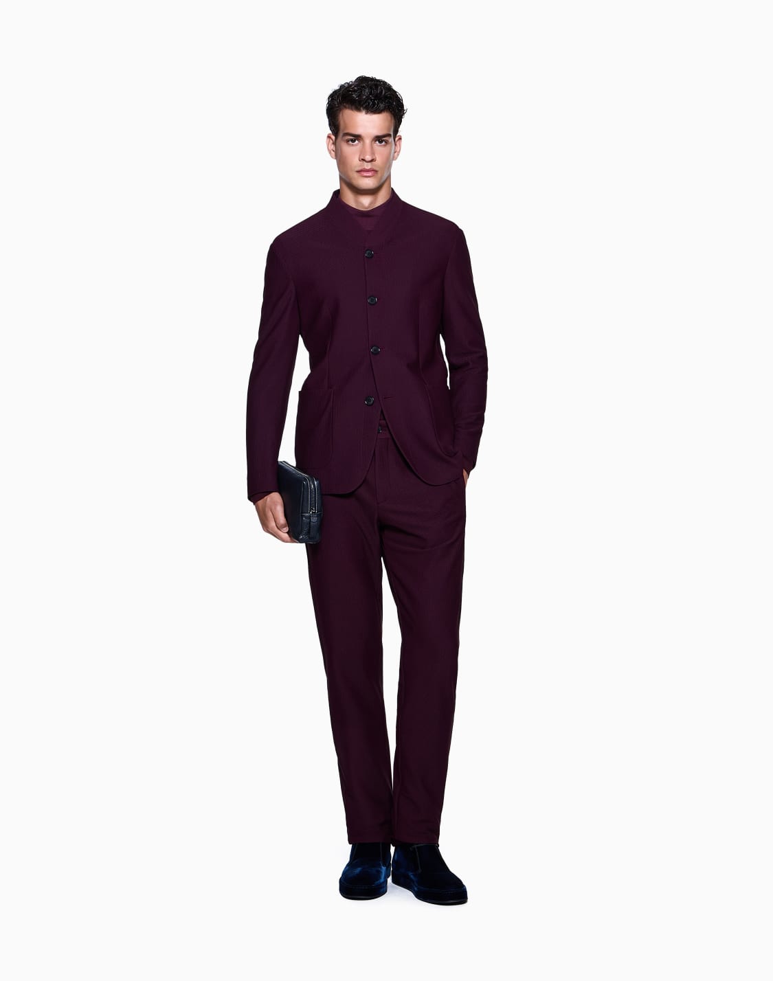 technical-waffle-flat-front-trousers-burgundy--giorgio-armani