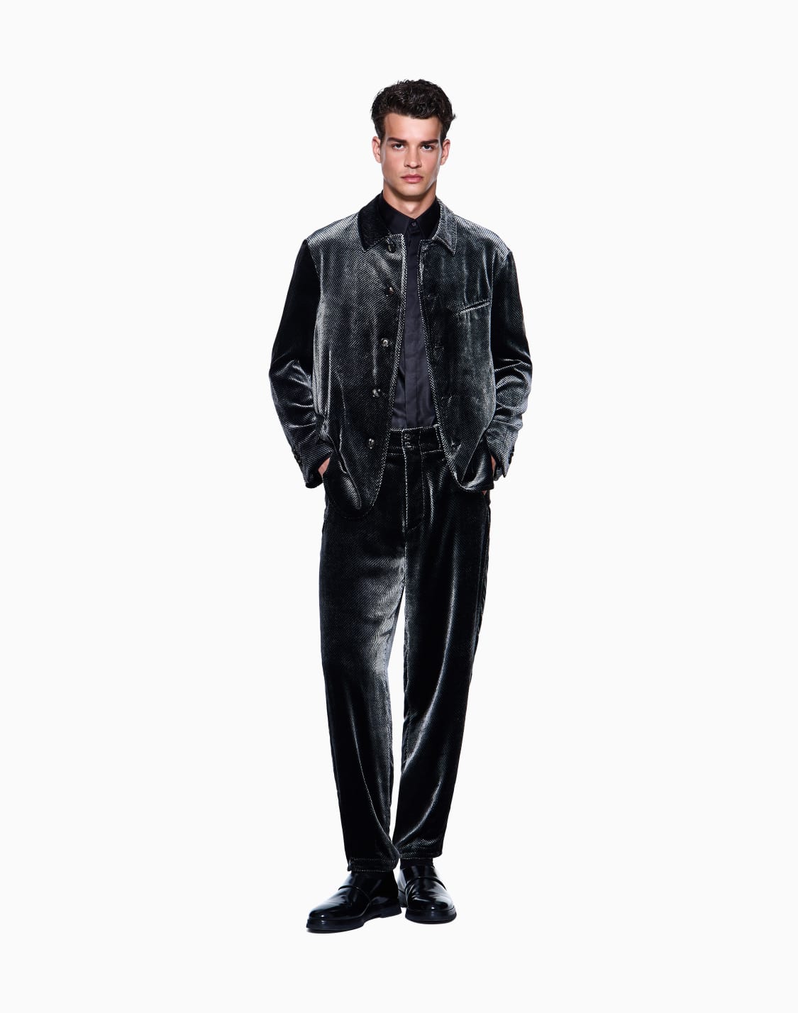 regular-fit-shirt-in-silk-twill-black--giorgio-armani