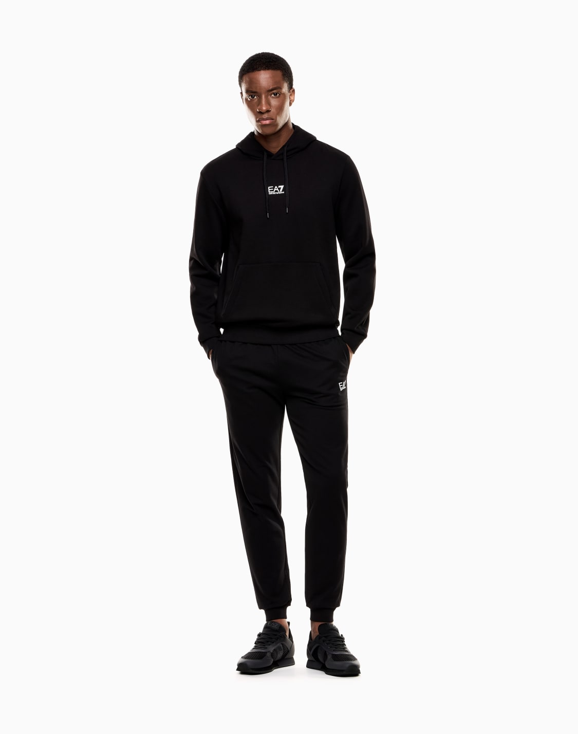 core-identity-cotton-blend-hooded-sweatshirt-black--ea7