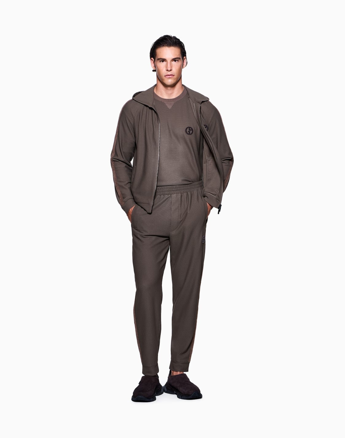 crew-neck-t-shirt-in-technical-waffle-fabric-beige--giorgio-armani