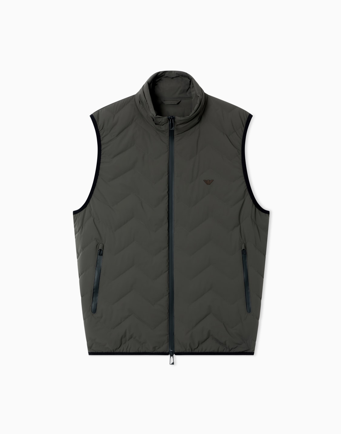 water-repellent-chevron-quilted-nylon-spandex-sleeveless-down-jacket-grey--emporio-armani