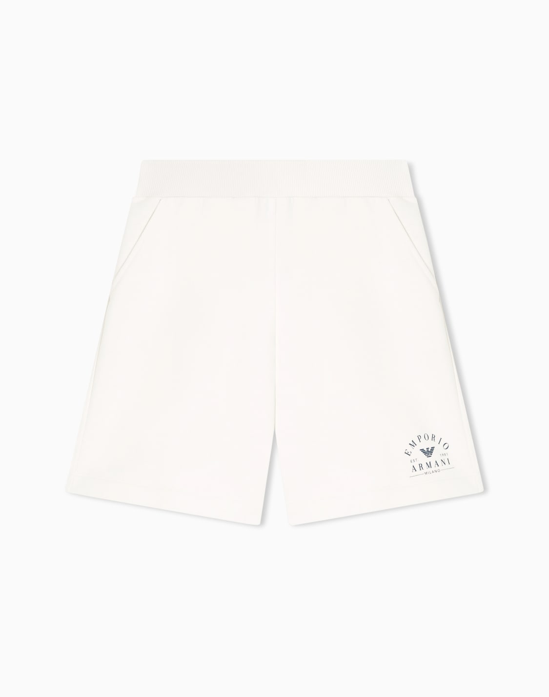 pantalones-cortos-de-estar-por-casa-en-punto-iconic-blanco--emporio-armani