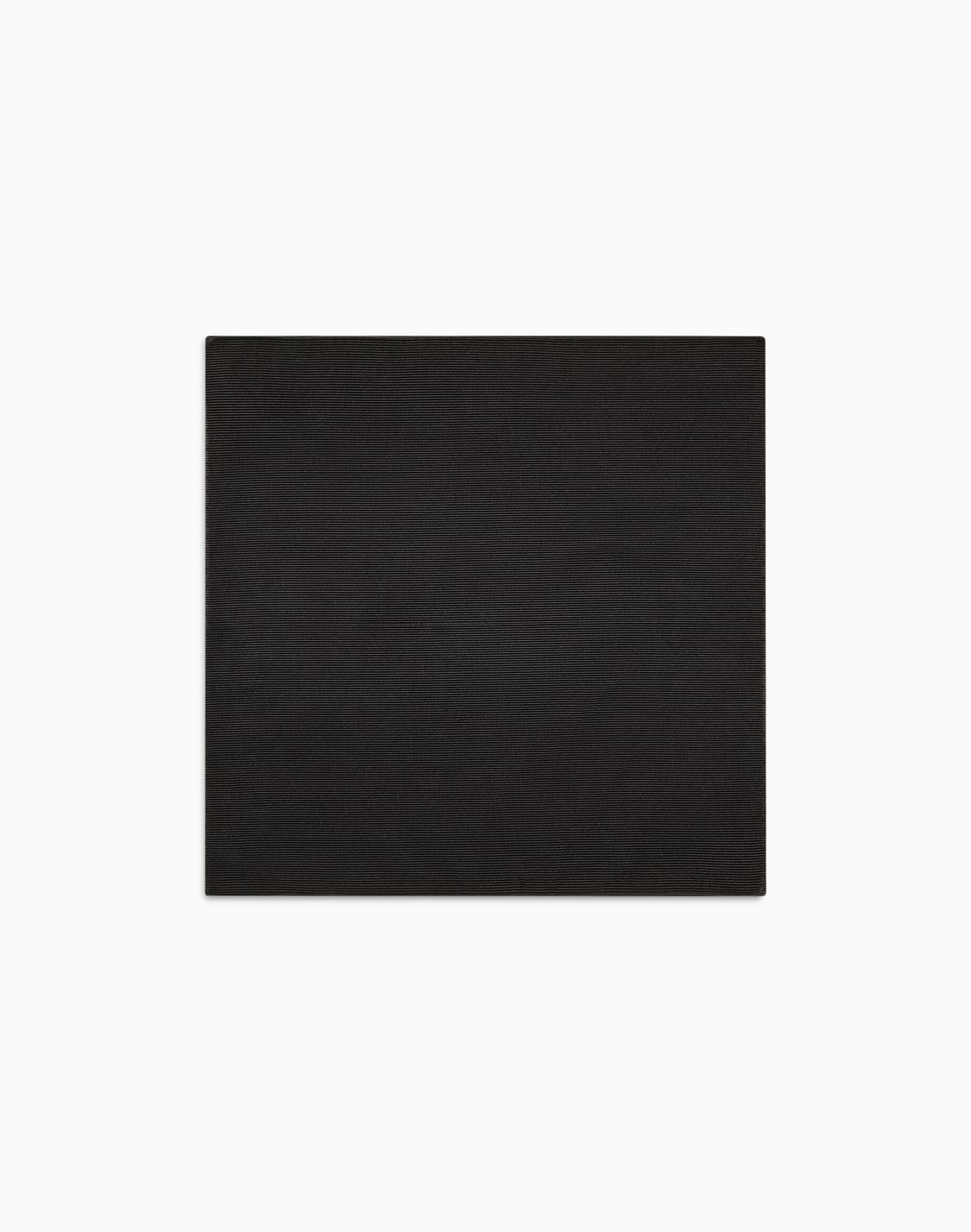 シルク-ポケットチフ-ブラック--giorgio-armani