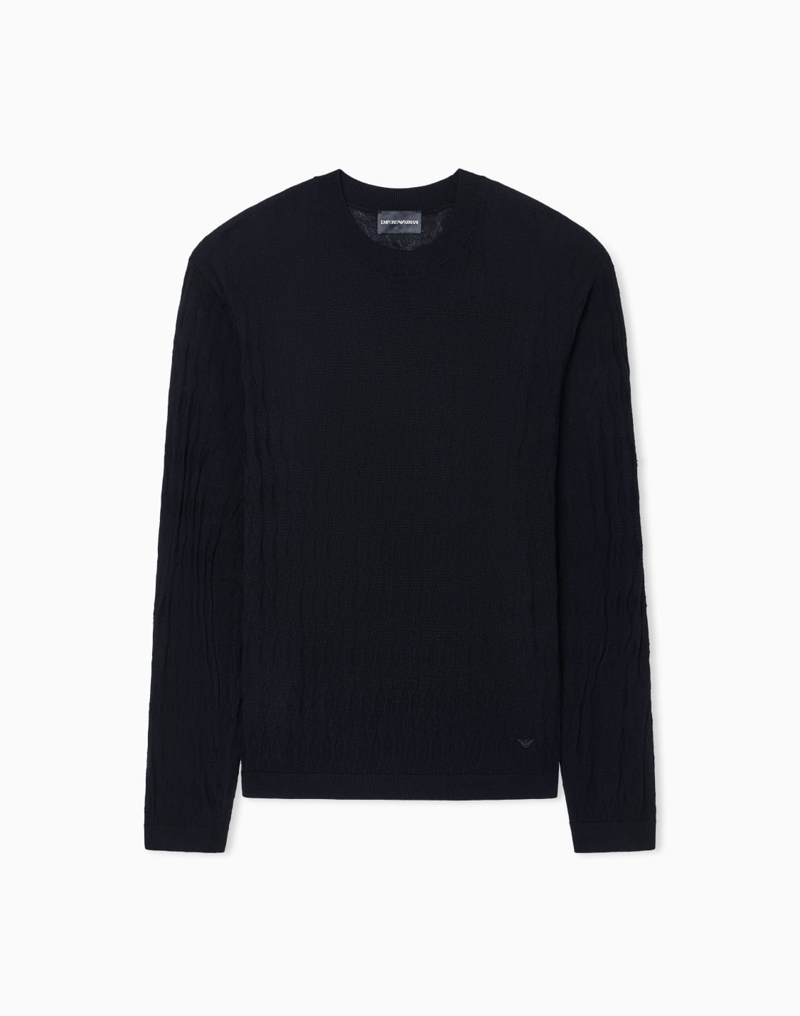 textured-virgin-wool-jumper-black--emporio-armani