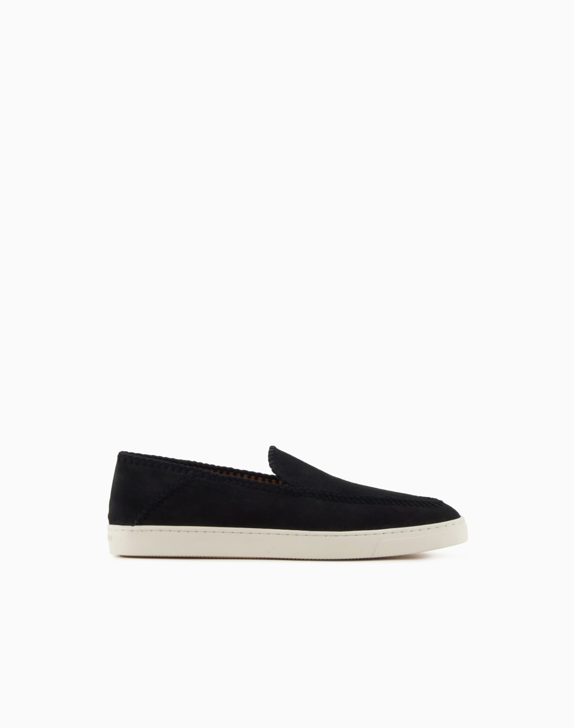 galleria-3-slip-on-aus-veloursleder-schwarz--giorgio-armani