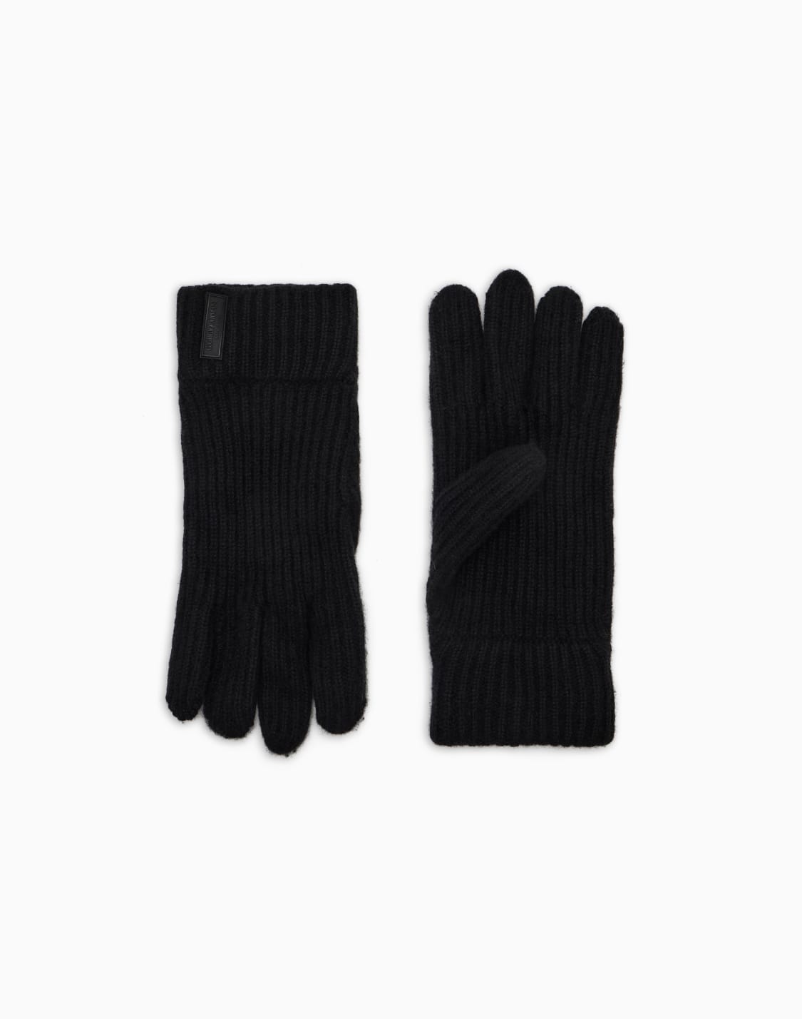 gloves-in-pure-cashmere-knit-black--giorgio-armani