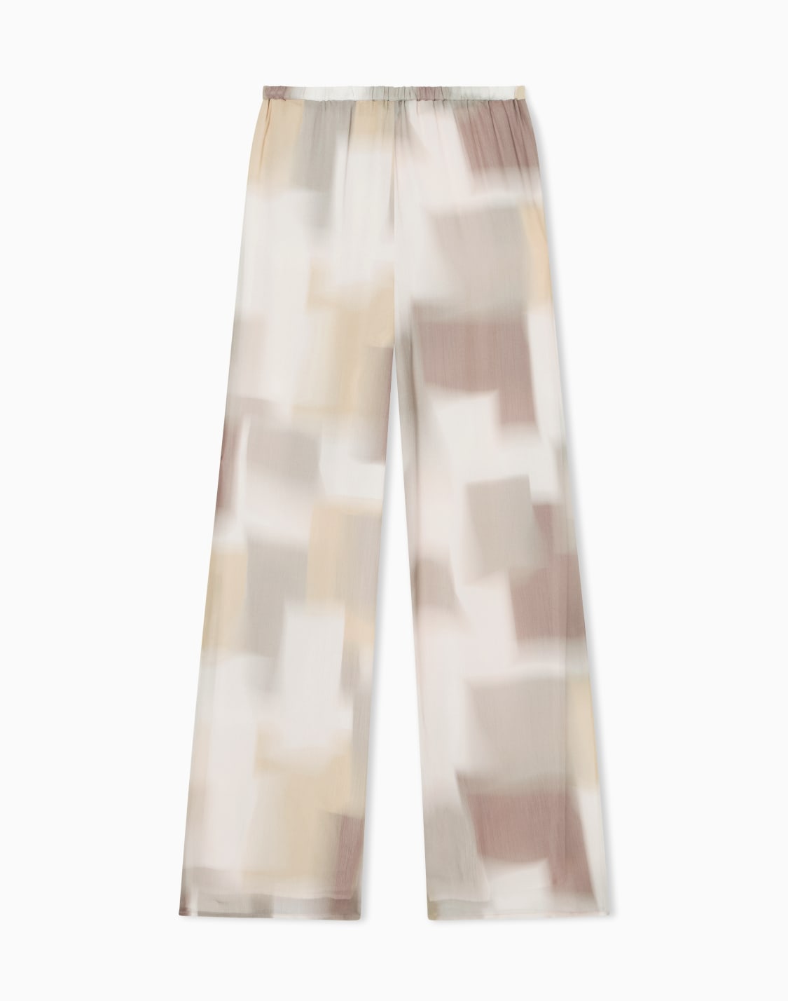 クリンクルィスコス-シアリラックスパンツ-ベジュ--armani-exchange