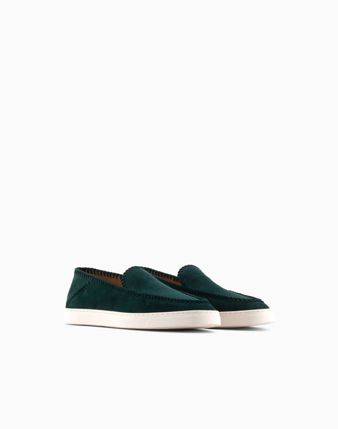 chaussures-enfiler-galleria-3-en-cuir-sud-vert--giorgio-armani