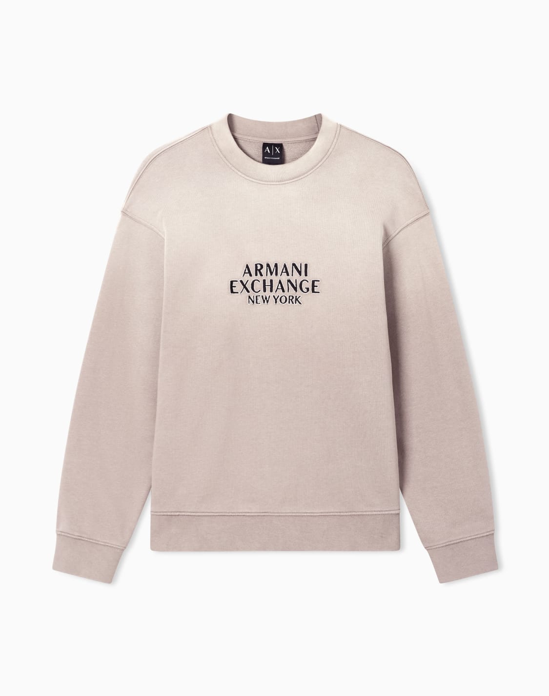 axロゴ-グラデション-スウェットプルオバ-グレ--armani-exchange