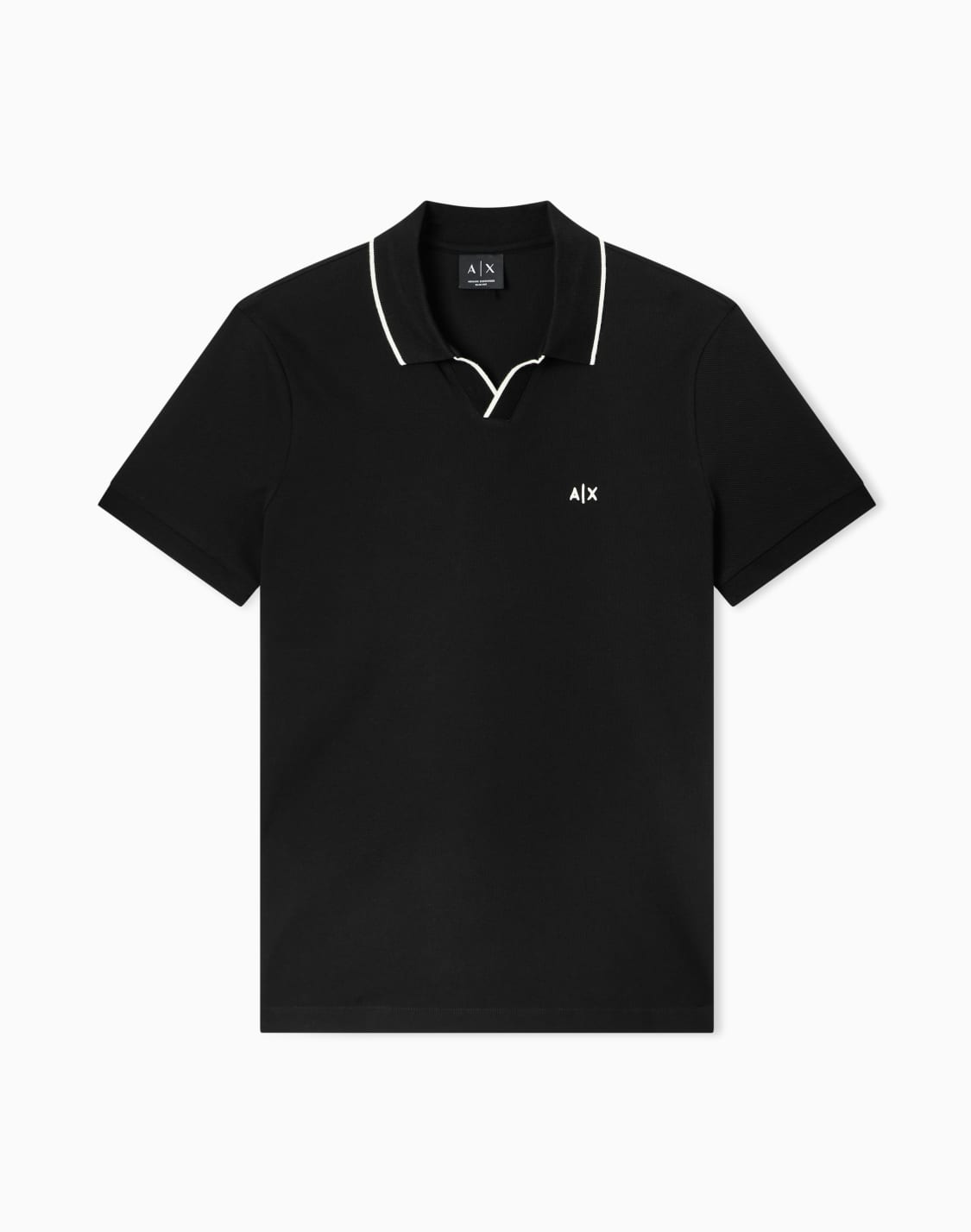 classic-polo-shirt-in-breathable-cotton-piqu-black--armani-exchange