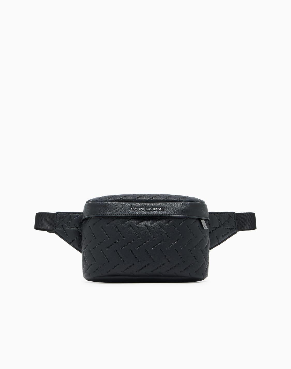 デボスロゴ-ウエストバッグ-ブラック--armani-exchange