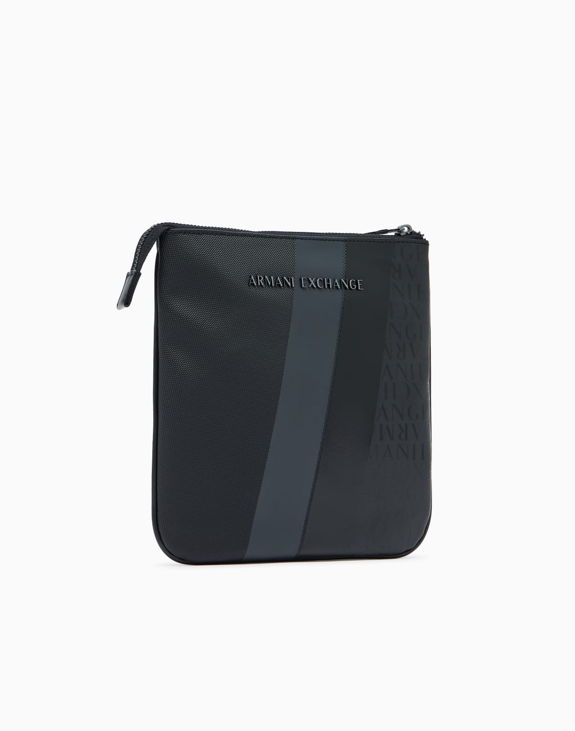 bolso-bandolera-plano-con-monograma-y-rayas-negro--armani-exchange