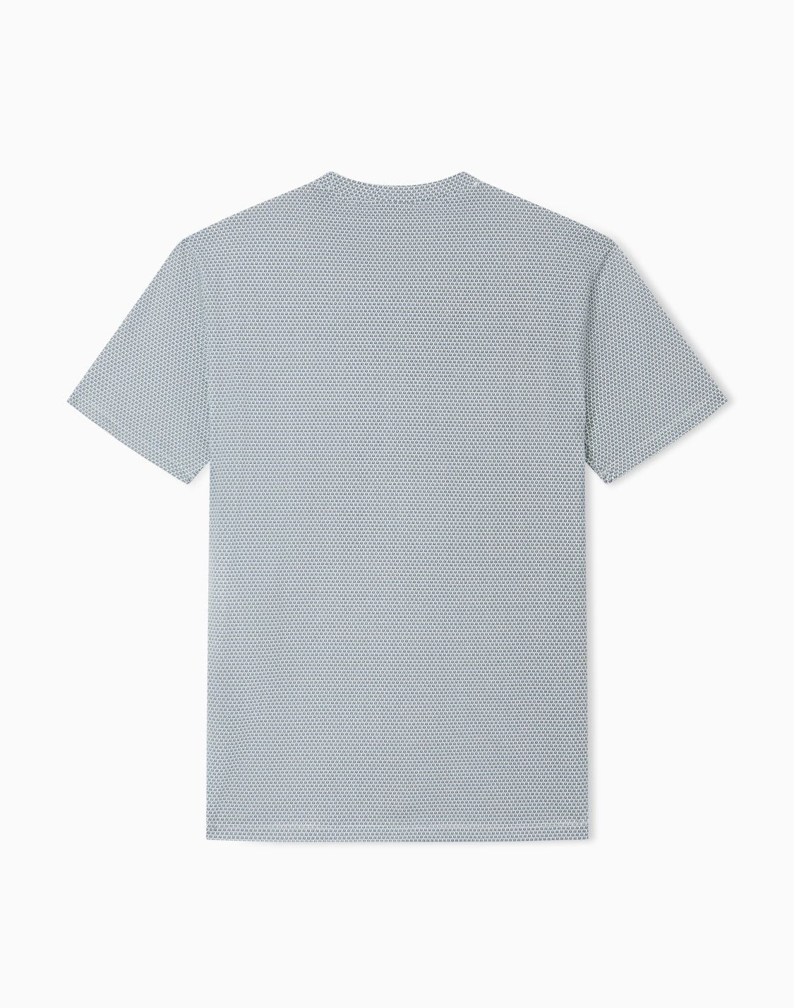 オルオバマイクロロゴ-半袖クルネックtシャツ-ブル--armani-exchange