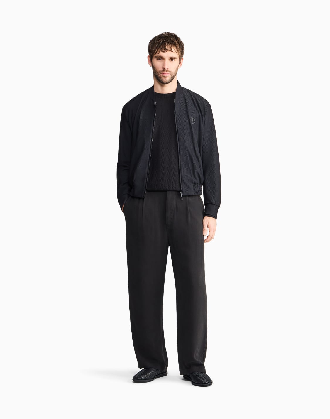 technical-waffle-blouson-black--giorgio-armani